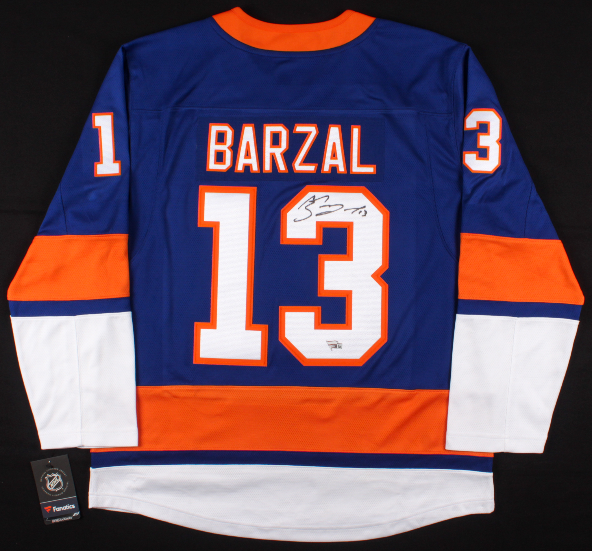 Matthew Barzel Signed New York Islanders Jersey (Fanatics Hologram) at PristineAuction.com Matthew Barzel Signed New York Islanders Jersey (Fanatics Hologram) at PristineAuction.com