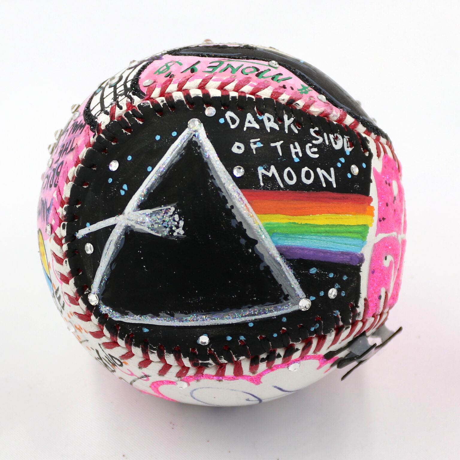 Roger Waters Signed Pink Floyd Baseball Hand-Painted by Charles Fazzino (PSA COA & Museum Editions COA) at PristineAuction.com Roger Waters Signed Pink Floyd Baseball Hand-Painted by Charles Fazzino (PSA COA & Museum Editions COA) at PristineAuction.com