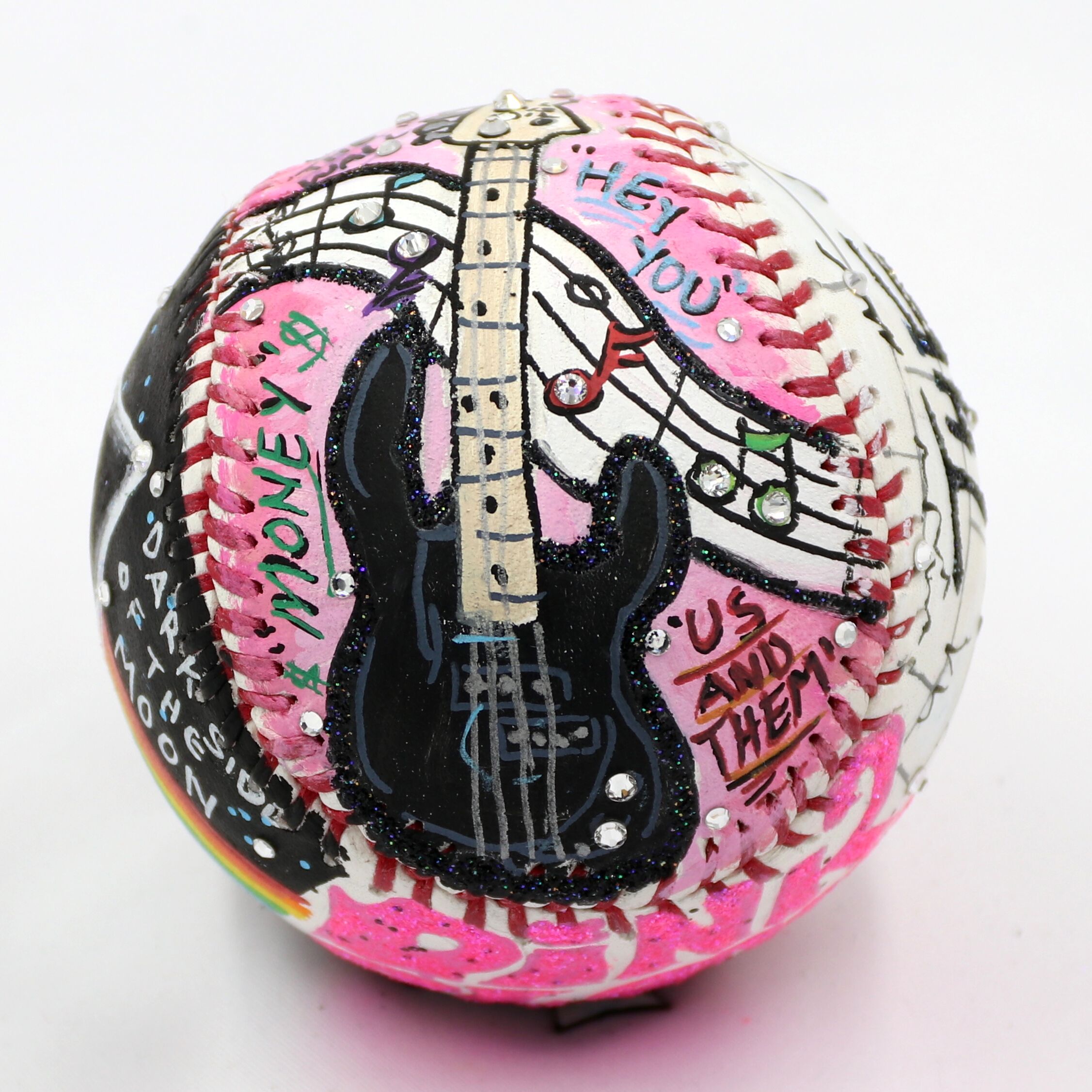 Roger Waters Signed Pink Floyd Baseball Hand-Painted by Charles Fazzino (PSA COA & Museum Editions COA) at PristineAuction.com Roger Waters Signed Pink Floyd Baseball Hand-Painted by Charles Fazzino (PSA COA & Museum Editions COA) at PristineAuction.com