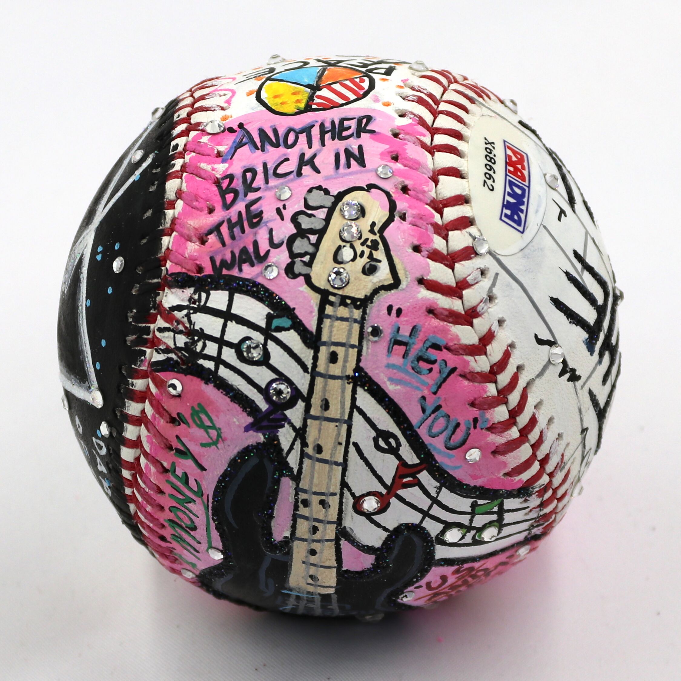 Roger Waters Signed Pink Floyd Baseball Hand-Painted by Charles Fazzino (PSA COA & Museum Editions COA) at PristineAuction.com Roger Waters Signed Pink Floyd Baseball Hand-Painted by Charles Fazzino (PSA COA & Museum Editions COA) at PristineAuction.com