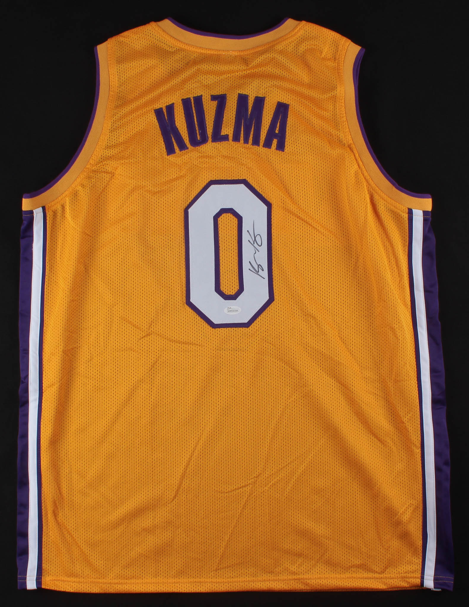 Kyle Kuzma Signed Los Angeles Lakers "Kuzma Kid" Jersey (JSA COA) at PristineAuction.com Kyle Kuzma Signed Los Angeles Lakers "Kuzma Kid" Jersey (JSA COA) at PristineAuction.com