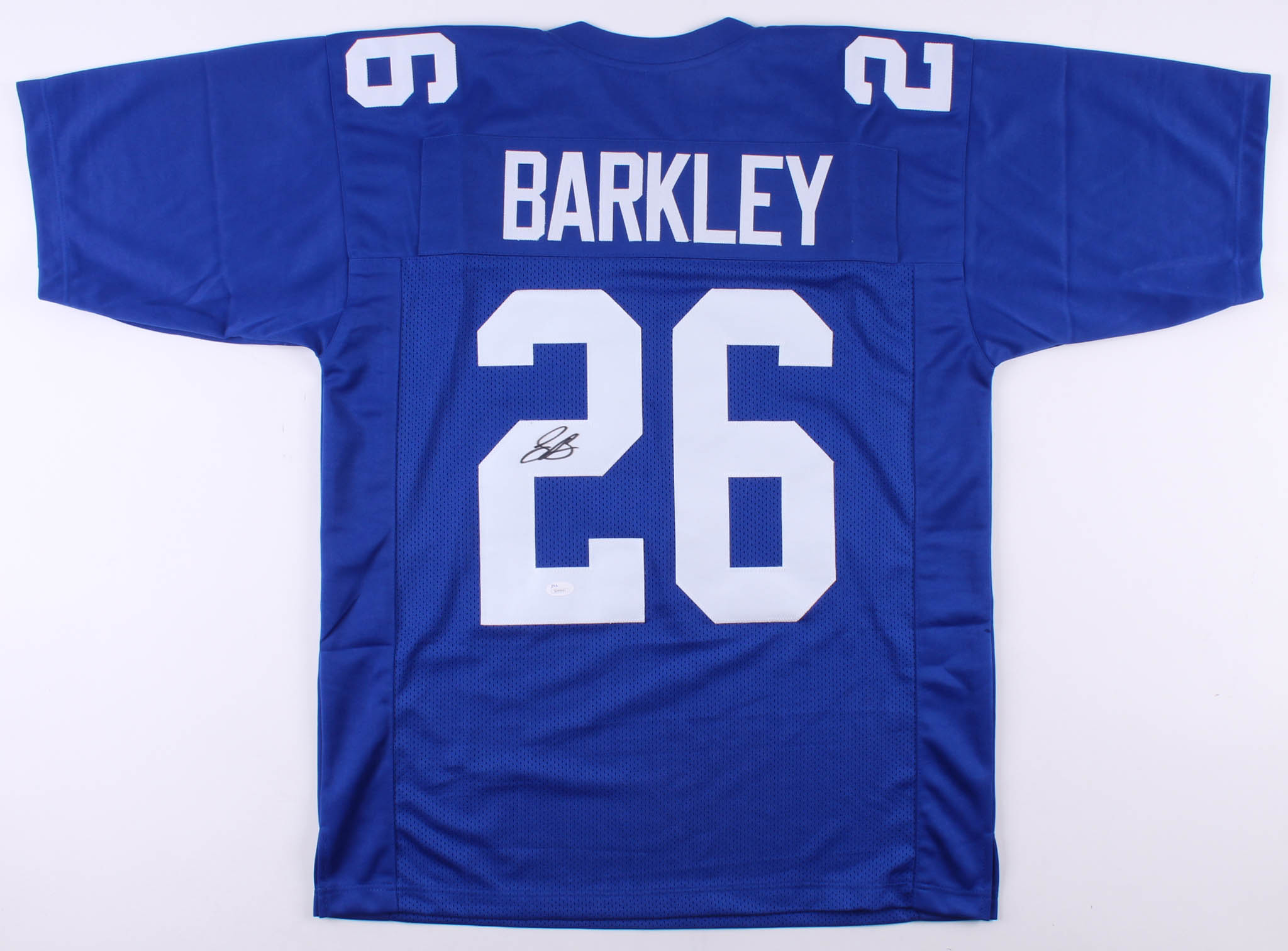 Saquon Barkley Signed New York Giants Jersey (JSA COA) at PristineAuction.com Saquon Barkley Signed New York Giants Jersey (JSA COA) at PristineAuction.com