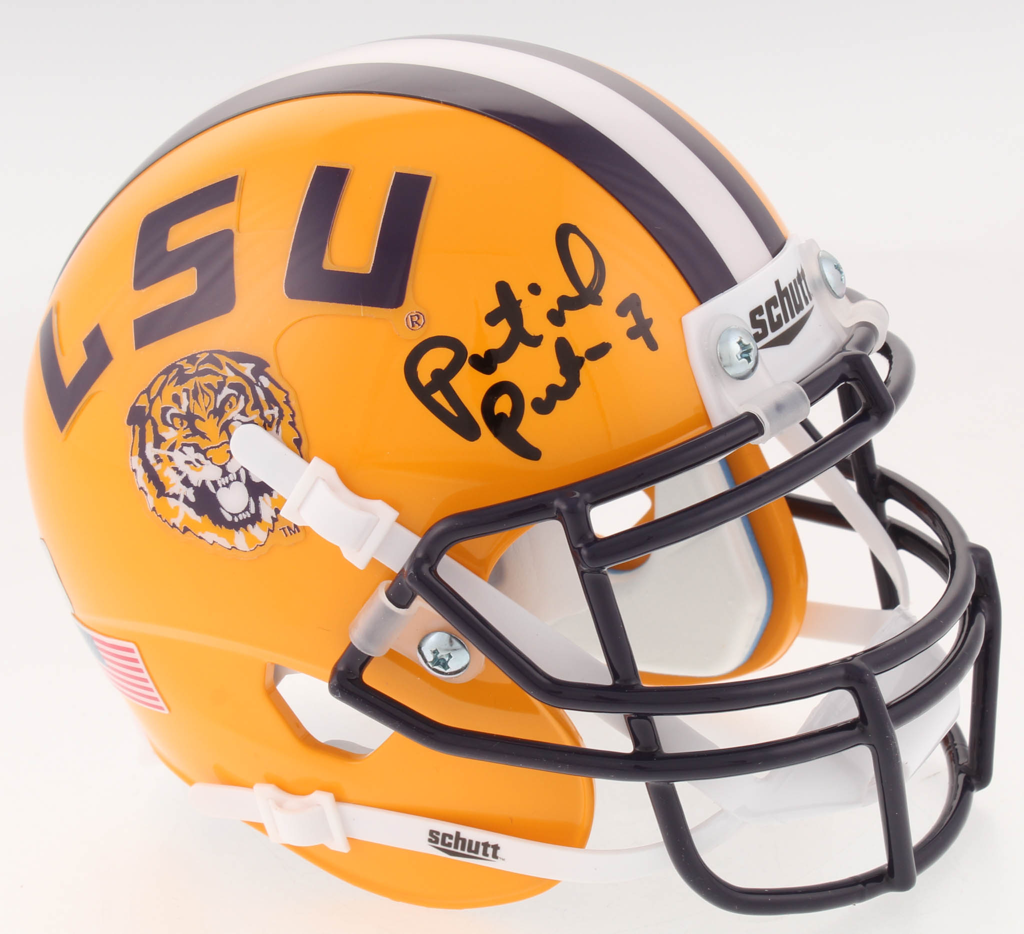 Patrick Peterson Signed LSU Tigers Mini Helmet (Radtke COA) at PristineAuction.com Patrick Peterson Signed LSU Tigers Mini Helmet (Radtke COA) at PristineAuction.com