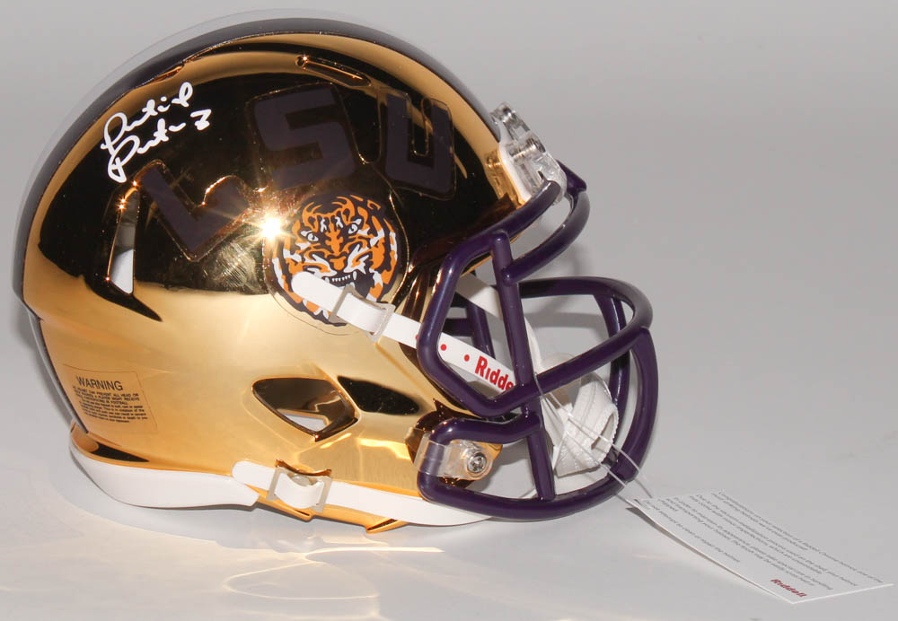 Patrick Peterson Signed LSU Tigers Chrome Speed Mini Helmet (Radtke COA) at PristineAuction.com Patrick Peterson Signed LSU Tigers Chrome Speed Mini Helmet (Radtke COA) at PristineAuction.com