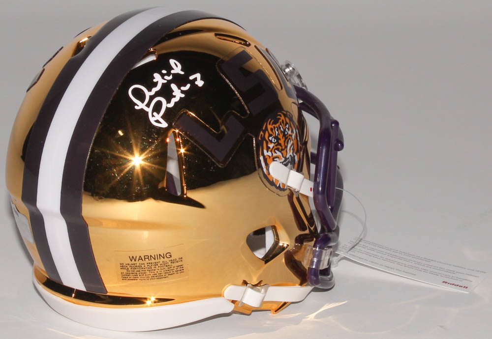 Patrick Peterson Signed LSU Tigers Chrome Speed Mini Helmet (Radtke COA) at PristineAuction.com Patrick Peterson Signed LSU Tigers Chrome Speed Mini Helmet (Radtke COA) at PristineAuction.com