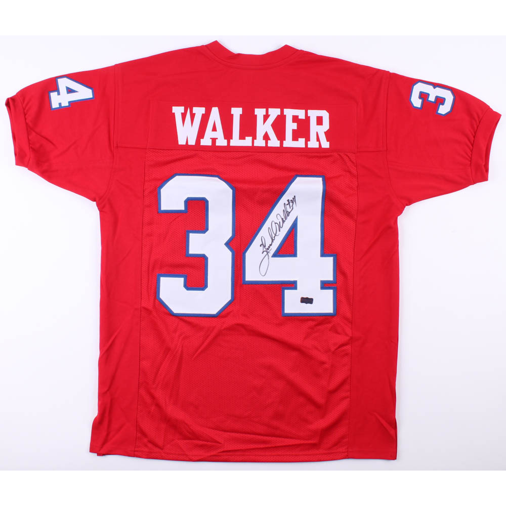 Herschel Walker Signed New Jersey Generals Jersey (Radtke COA) Pristine Auction