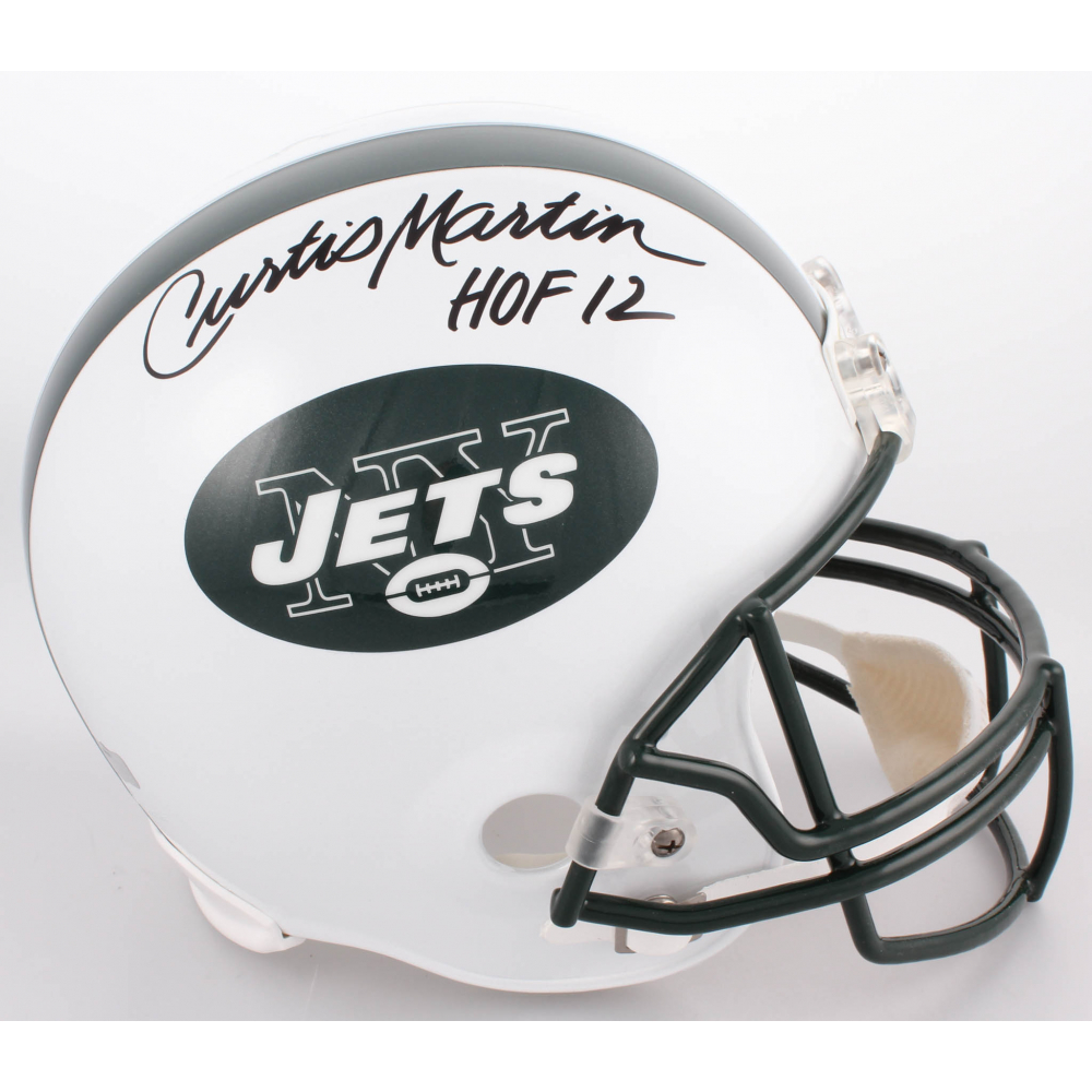 curtis martin signed helmet