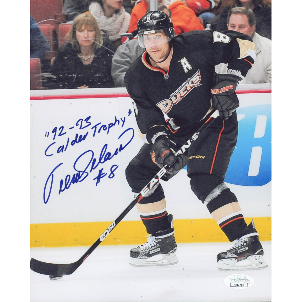 Maillot De Hockey Anaheim Ducks Signé Teemu Selanne - Authentifié JSA, Vintage, Collector, Avec Certificat