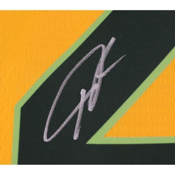 Giannis Antetokounmpo Signed Milwaukee Bucks Yellow City Edition Nike Jersey (Fanatics Hologram) at PristineAuction.com Giannis Antetokounmpo Signed Milwaukee Bucks Yellow City Edition Nike Jersey (Fanatics Hologram) at PristineAuction.com