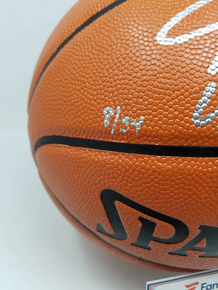 Giannis Antetokounmpo Signed LE Official NBA Game Ball Series Basketball Inscribed "Greek Freak" (Fanatics Hologram) at PristineAuction.com Giannis Antetokounmpo Signed LE Official NBA Game Ball Series Basketball Inscribed "Greek Freak" (Fanatics Hologram) at PristineAuction.com