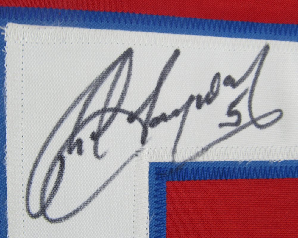 Rod Langway Signed Washington Capitals Jersey Inscribed "HOF 02" (JSA COA) at PristineAuction.com Rod Langway Signed Washington Capitals Jersey Inscribed "HOF 02" (JSA COA) at PristineAuction.com