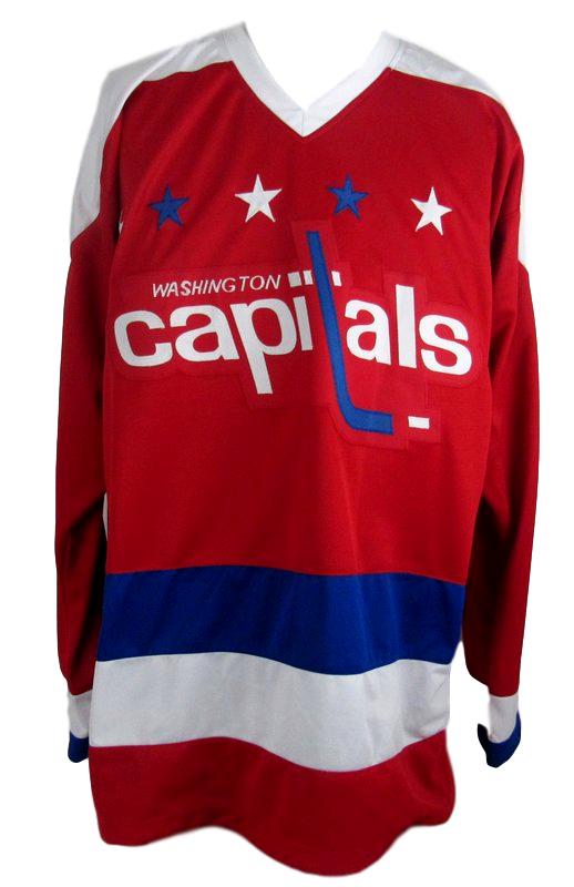 Rod Langway Signed Washington Capitals Jersey Inscribed "HOF 02" (JSA COA) at PristineAuction.com Rod Langway Signed Washington Capitals Jersey Inscribed "HOF 02" (JSA COA) at PristineAuction.com