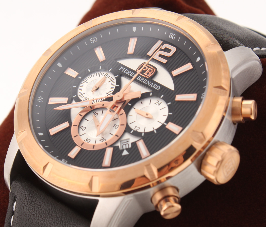 Pierre Bernard Steeplechase Men's Chronograph Watch at PristineAuction.com Pierre Bernard Steeplechase Men's Chronograph Watch at PristineAuction.com