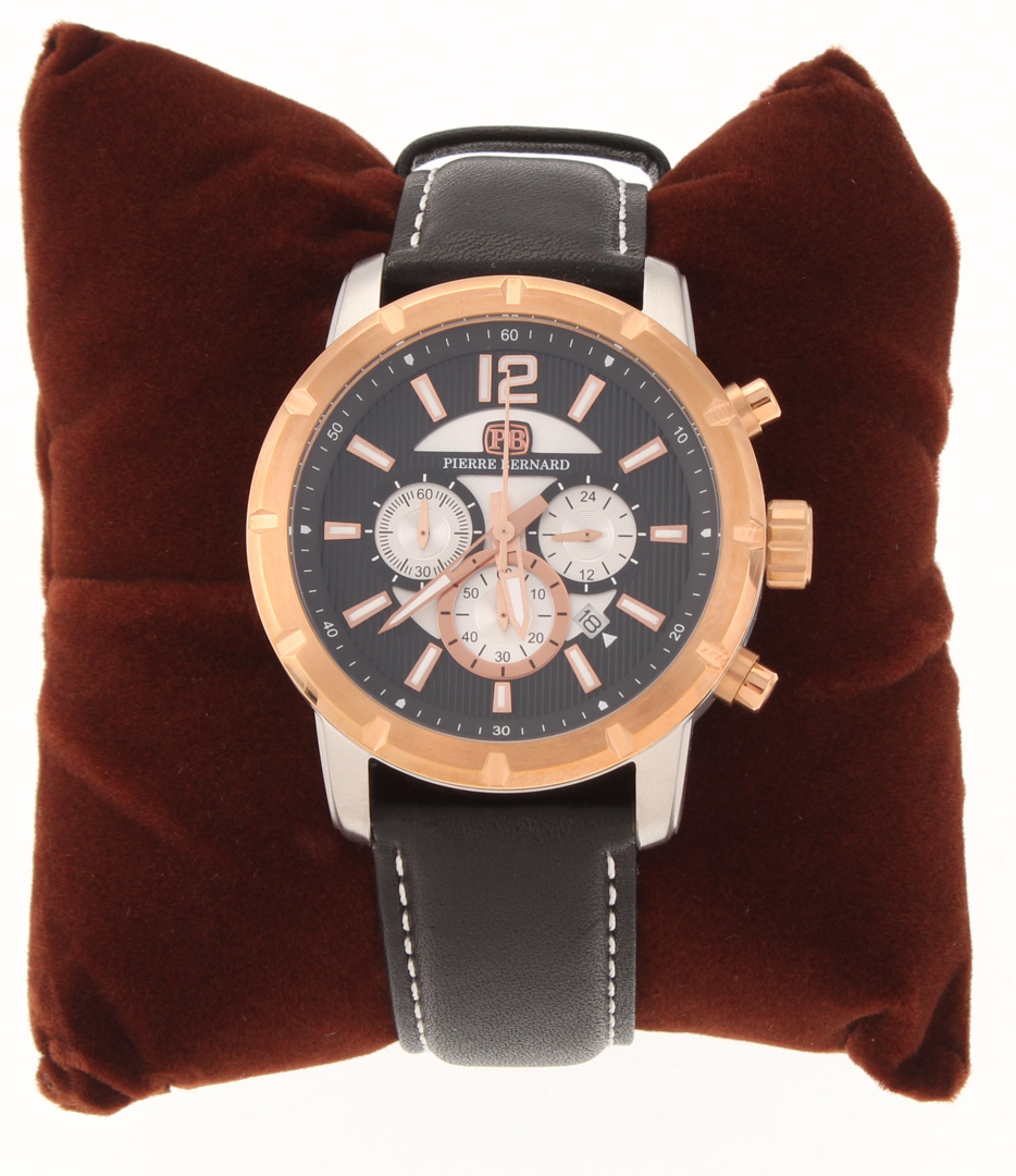 Pierre Bernard Steeplechase Men's Chronograph Watch at PristineAuction.com Pierre Bernard Steeplechase Men's Chronograph Watch at PristineAuction.com