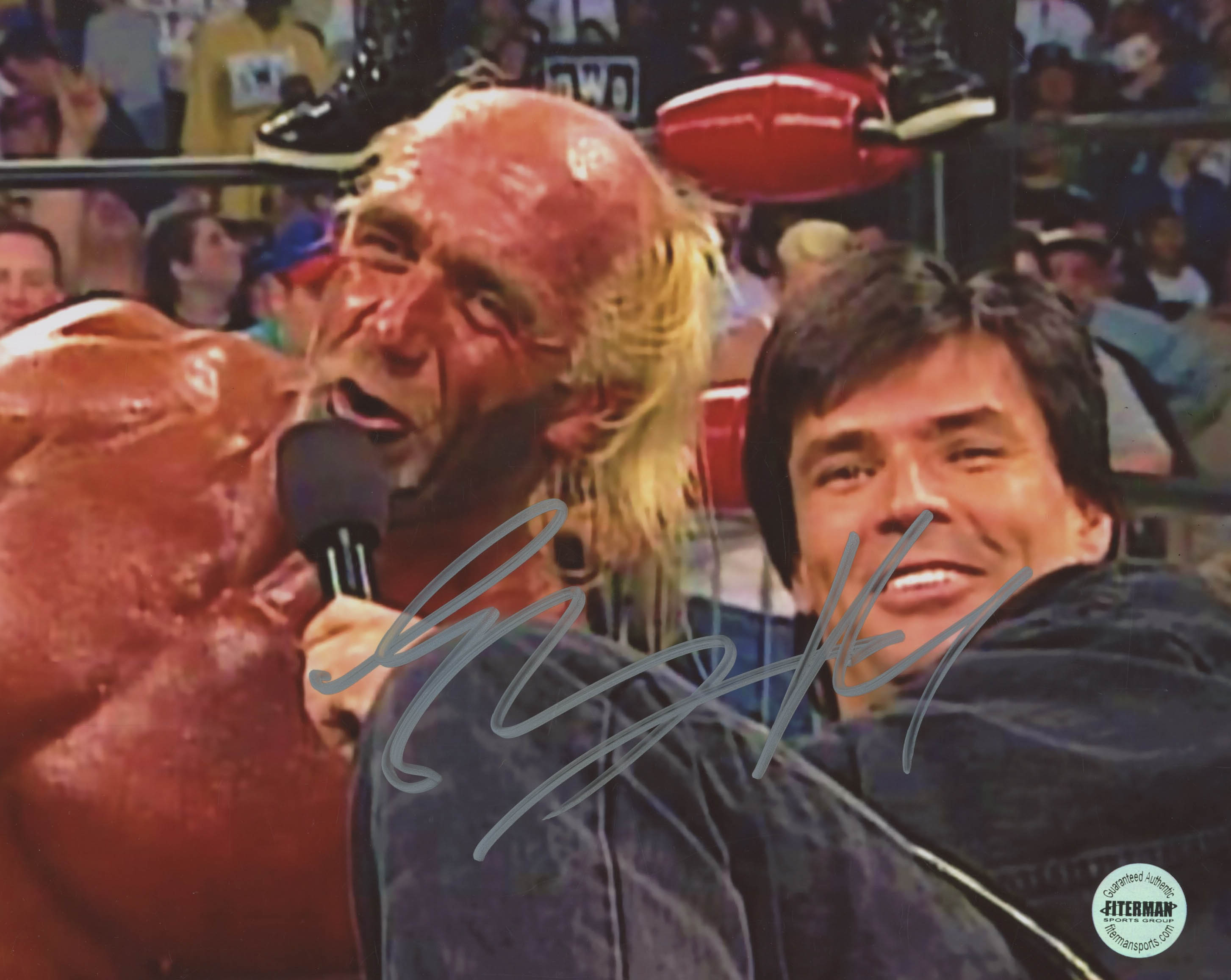 Eric Bischoff Signed WWE 8x10 Photo (Fiterman Sports Hologram) at PristineAuction.com Eric Bischoff Signed WWE 8x10 Photo (Fiterman Sports Hologram) at PristineAuction.com