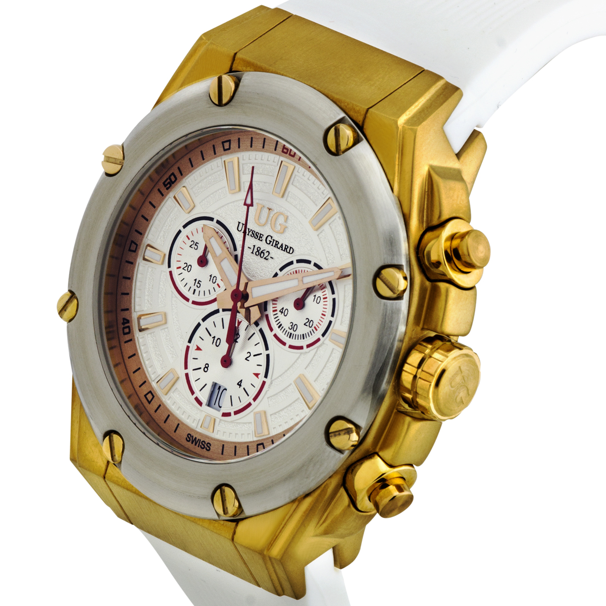 Ulysse Girard Swiss Chronograph Arbour Men's Watch at PristineAuction.com Ulysse Girard Swiss Chronograph Arbour Men's Watch at PristineAuction.com