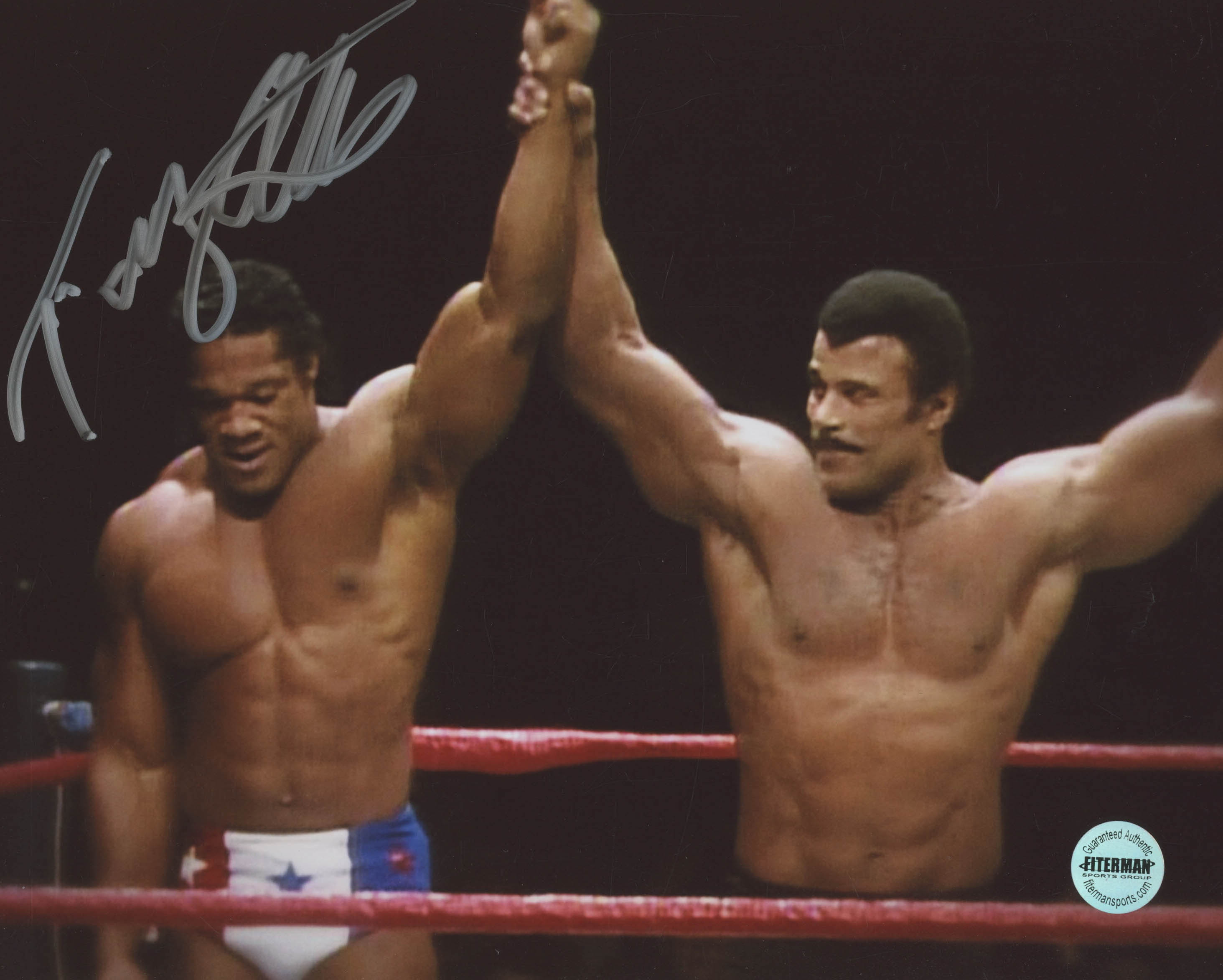 Tony Atlas Signed WWF 8x10 Photo (Fiterman Sports Hologram) at PristineAuction.com Tony Atlas Signed WWF 8x10 Photo (Fiterman Sports Hologram) at PristineAuction.com