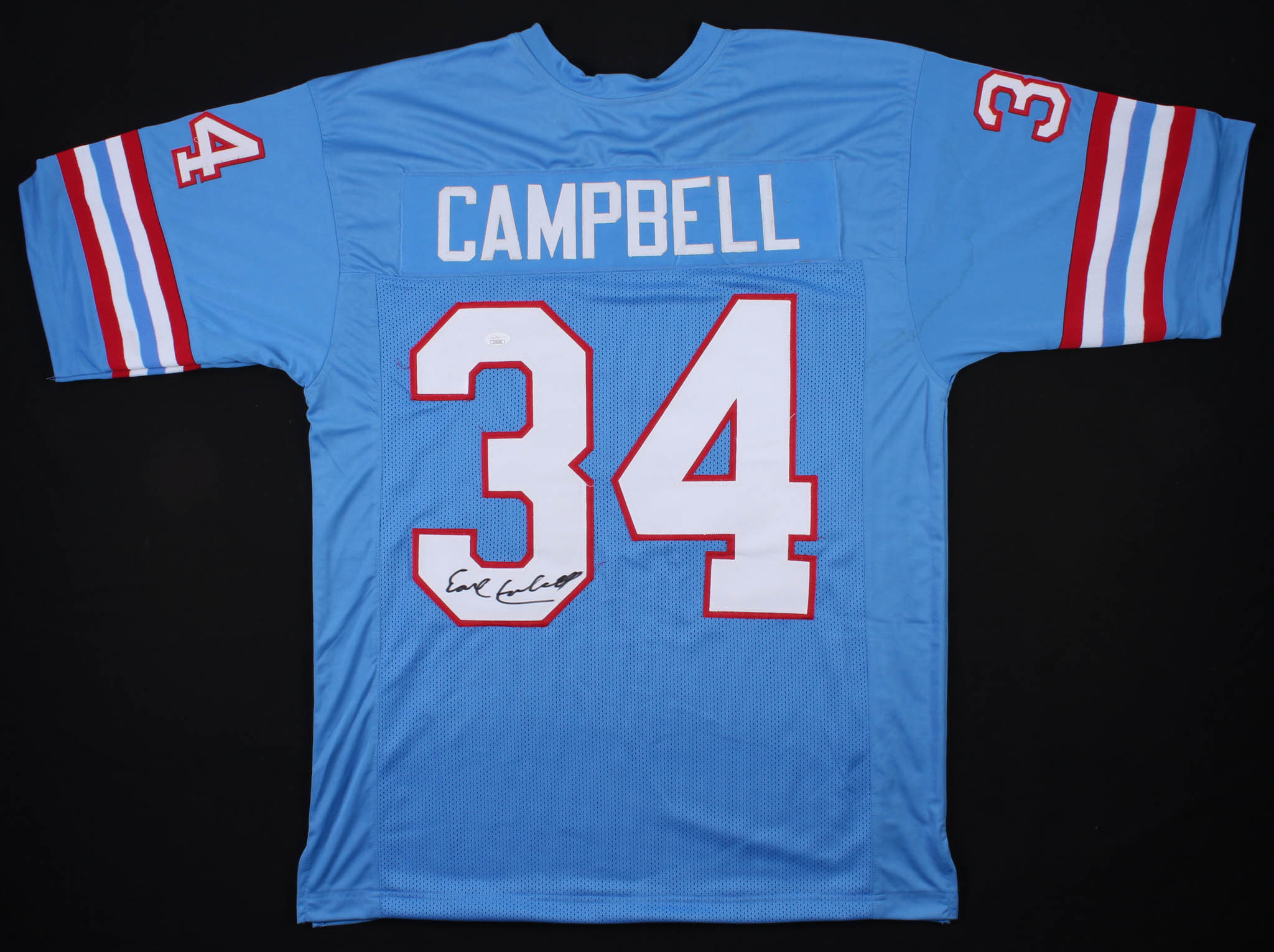 Earl Campbell Signed Houston Oilers Jersey (JSA COA) at PristineAuction.com Earl Campbell Signed Houston Oilers Jersey (JSA COA) at PristineAuction.com