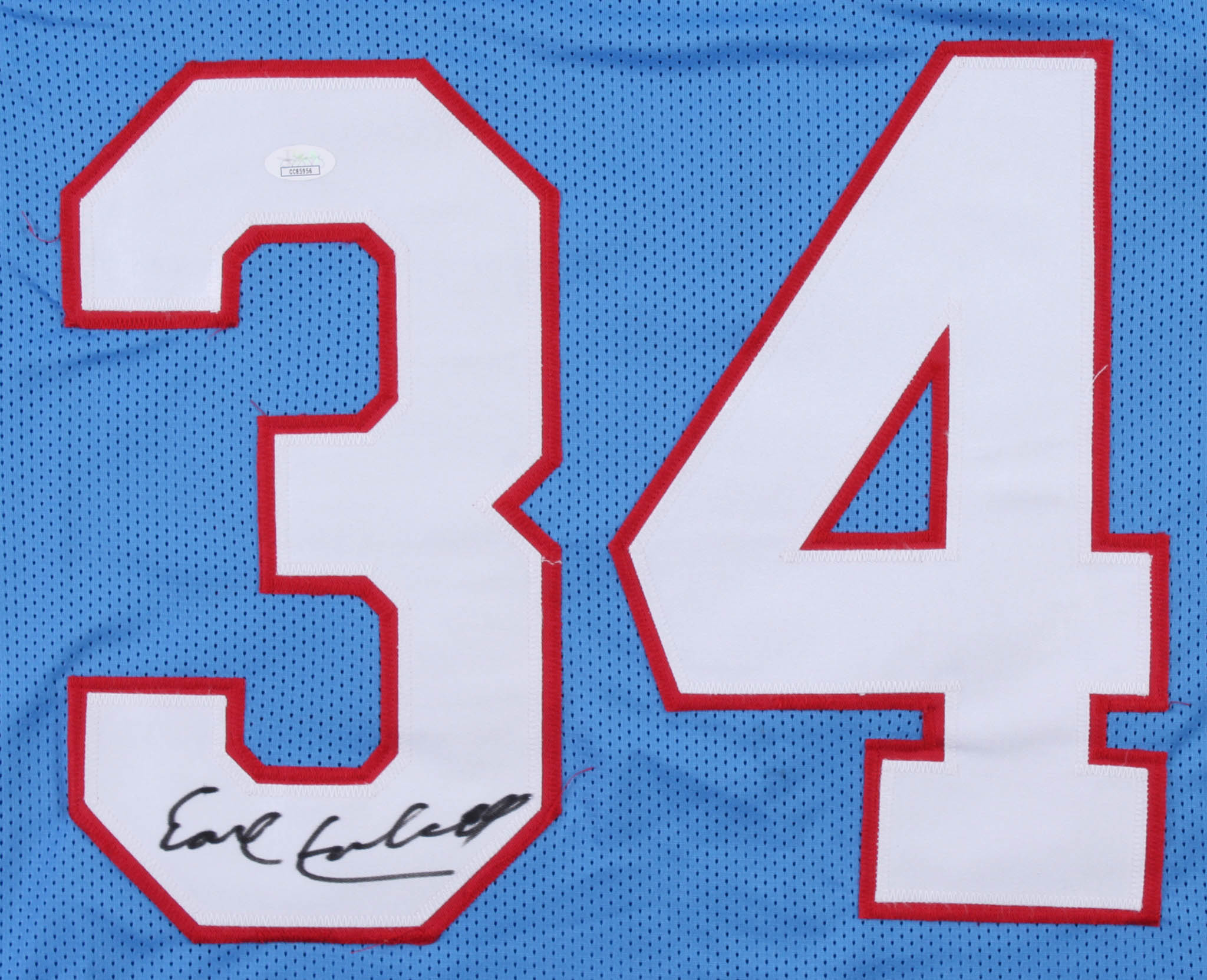 Earl Campbell Signed Houston Oilers Jersey (JSA COA) at PristineAuction.com Earl Campbell Signed Houston Oilers Jersey (JSA COA) at PristineAuction.com