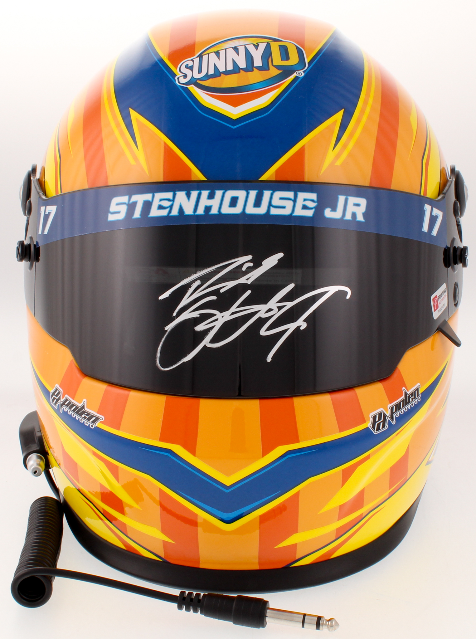 Ricky Stenhouse Jr. Signed 2018 NASCAR Sunny Delight Full-Size Helmet (PA COA) at PristineAuction.com Ricky Stenhouse Jr. Signed 2018 NASCAR Sunny Delight Full-Size Helmet (PA COA) at PristineAuction.com