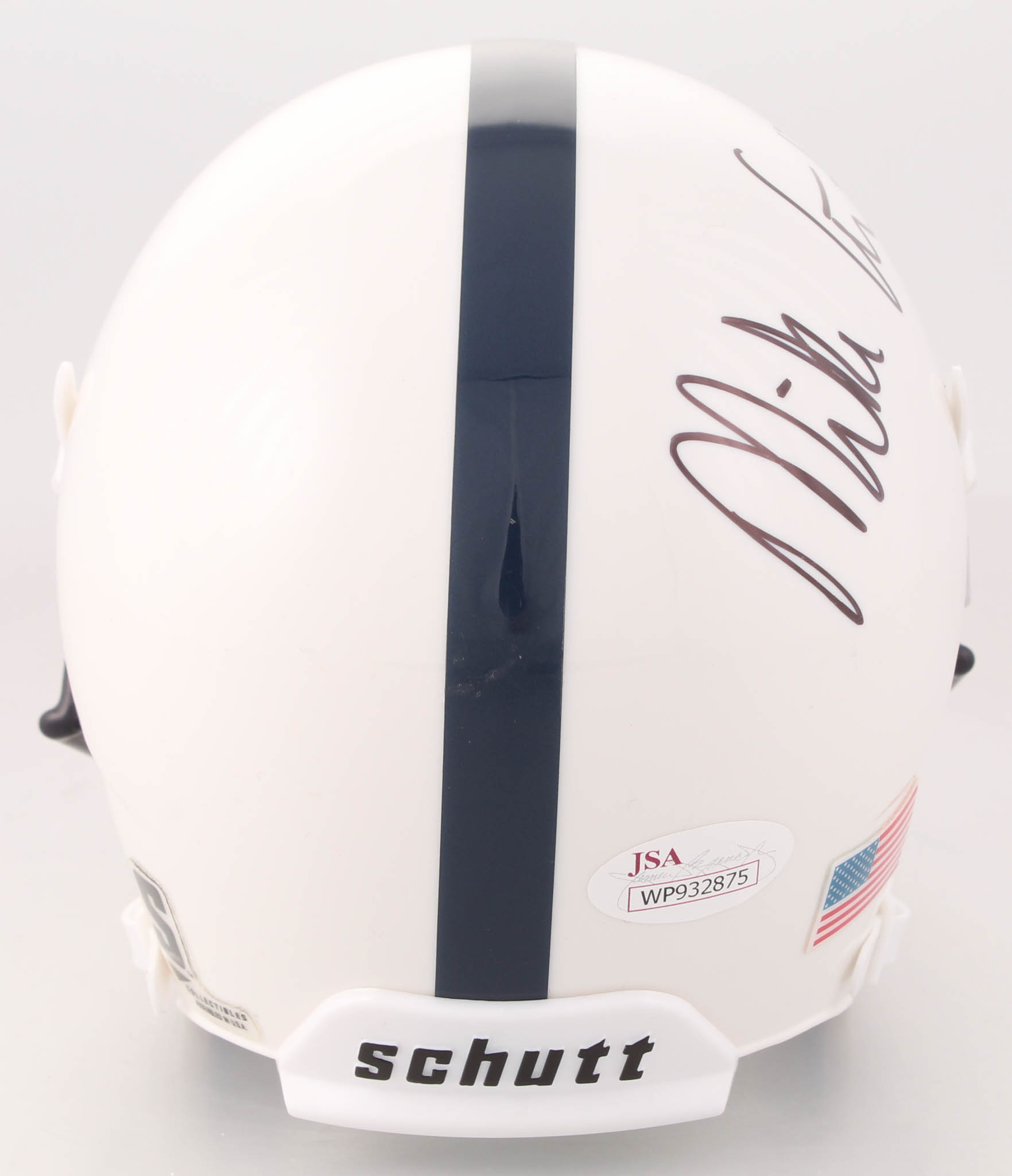 Mike Gesicki Signed Penn State Nittany Lions Mini Helmet (JSA) at PristineAuction.com Mike Gesicki Signed Penn State Nittany Lions Mini Helmet (JSA) at PristineAuction.com