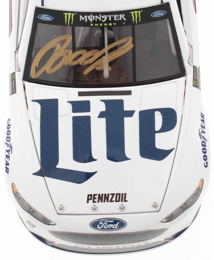 Brad Keselowski Signed 2018 NASCAR #2 Miller Lite - 1:24 Premium Action Diecast Car (PA COA) at PristineAuction.com Brad Keselowski Signed 2018 NASCAR #2 Miller Lite - 1:24 Premium Action Diecast Car (PA COA) at PristineAuction.com