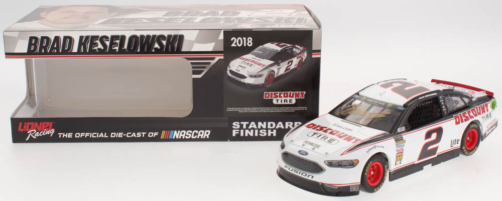 Brad Keselowski Signed 2018 NASCAR #2 Discount Tire - 1:24 Premium Action Diecast Car (PA COA) at PristineAuction.com Brad Keselowski Signed 2018 NASCAR #2 Discount Tire - 1:24 Premium Action Diecast Car (PA COA) at PristineAuction.com