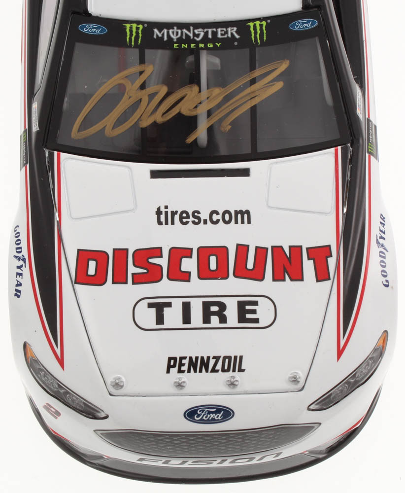 Brad Keselowski Signed 2018 NASCAR #2 Discount Tire - 1:24 Premium Action Diecast Car (PA COA) at PristineAuction.com Brad Keselowski Signed 2018 NASCAR #2 Discount Tire - 1:24 Premium Action Diecast Car (PA COA) at PristineAuction.com