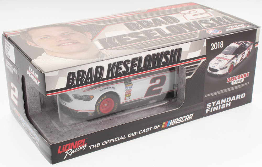 Brad Keselowski Signed 2018 NASCAR #2 Discount Tire - 1:24 Premium Action Diecast Car (PA COA) at PristineAuction.com Brad Keselowski Signed 2018 NASCAR #2 Discount Tire - 1:24 Premium Action Diecast Car (PA COA) at PristineAuction.com