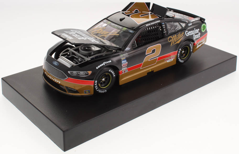 Brad Keselowski Signed 2018 NASCAR #2 Miller Genuine Draft - Darlington - 1:24 Premium Action Diecast Car (PA COA) at PristineAuction.com Brad Keselowski Signed 2018 NASCAR #2 Miller Genuine Draft - Darlington - 1:24 Premium Action Diecast Car (PA COA) at PristineAuction.com
