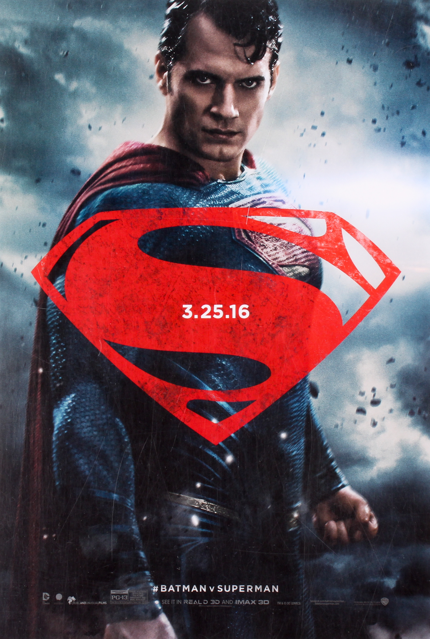 Set of (3) Batman v Superman 11.5x17 IMAX Movie Posters at PristineAuction.com Set of (3) Batman v Superman 11.5x17 IMAX Movie Posters at PristineAuction.com