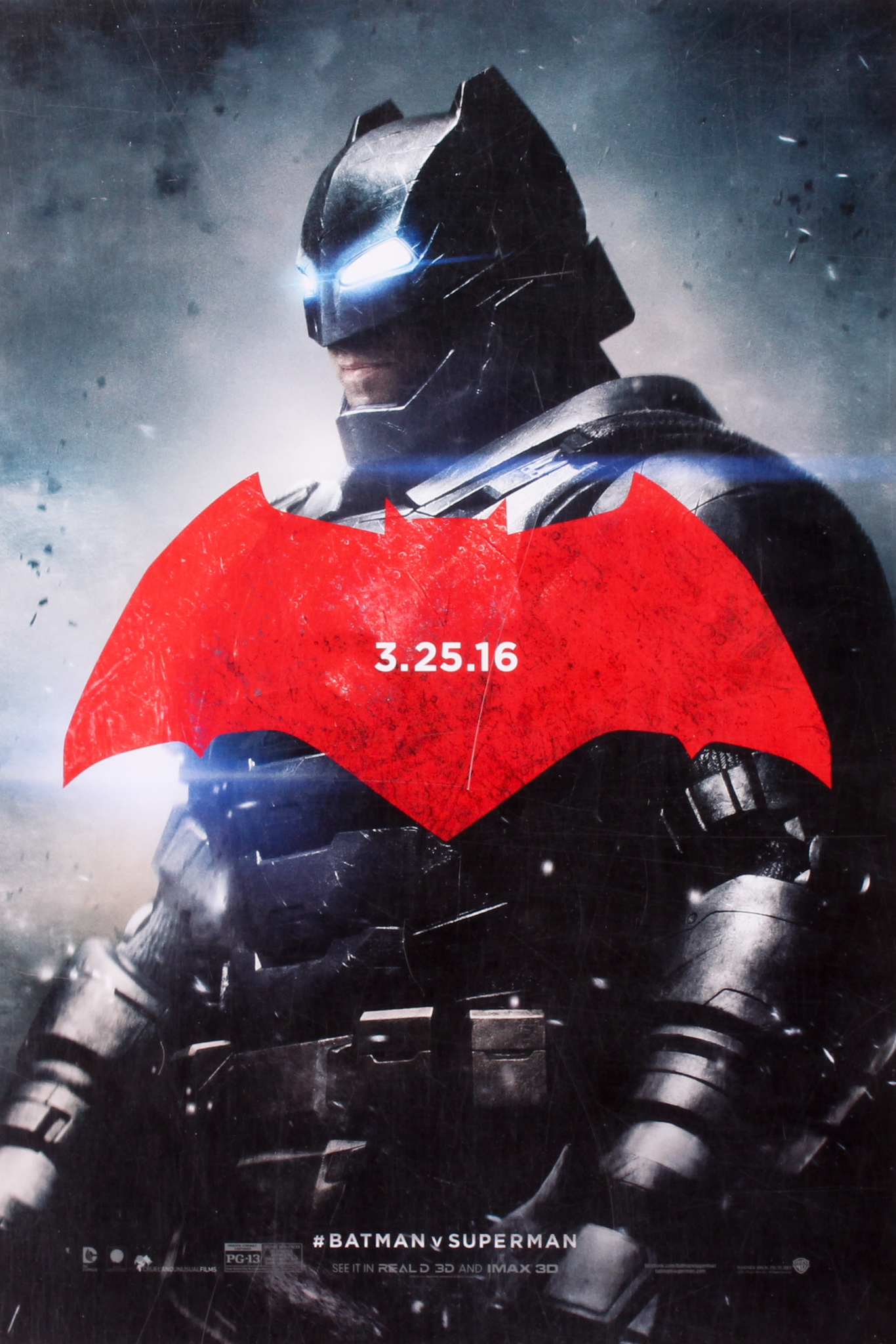 Set of (3) Batman v Superman 11.5x17 IMAX Movie Posters at PristineAuction.com Set of (3) Batman v Superman 11.5x17 IMAX Movie Posters at PristineAuction.com