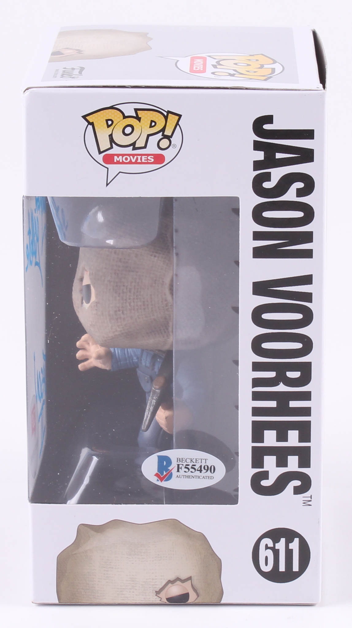 Warrington Gillette Signed "Friday the 13th" #611 Funko Pop! Vinyl Figure Inscribed "Jason II" (Legends COA) at PristineAuction.com Warrington Gillette Signed "Friday the 13th" #611 Funko Pop! Vinyl Figure Inscribed "Jason II" (Legends COA) at PristineAuction.com