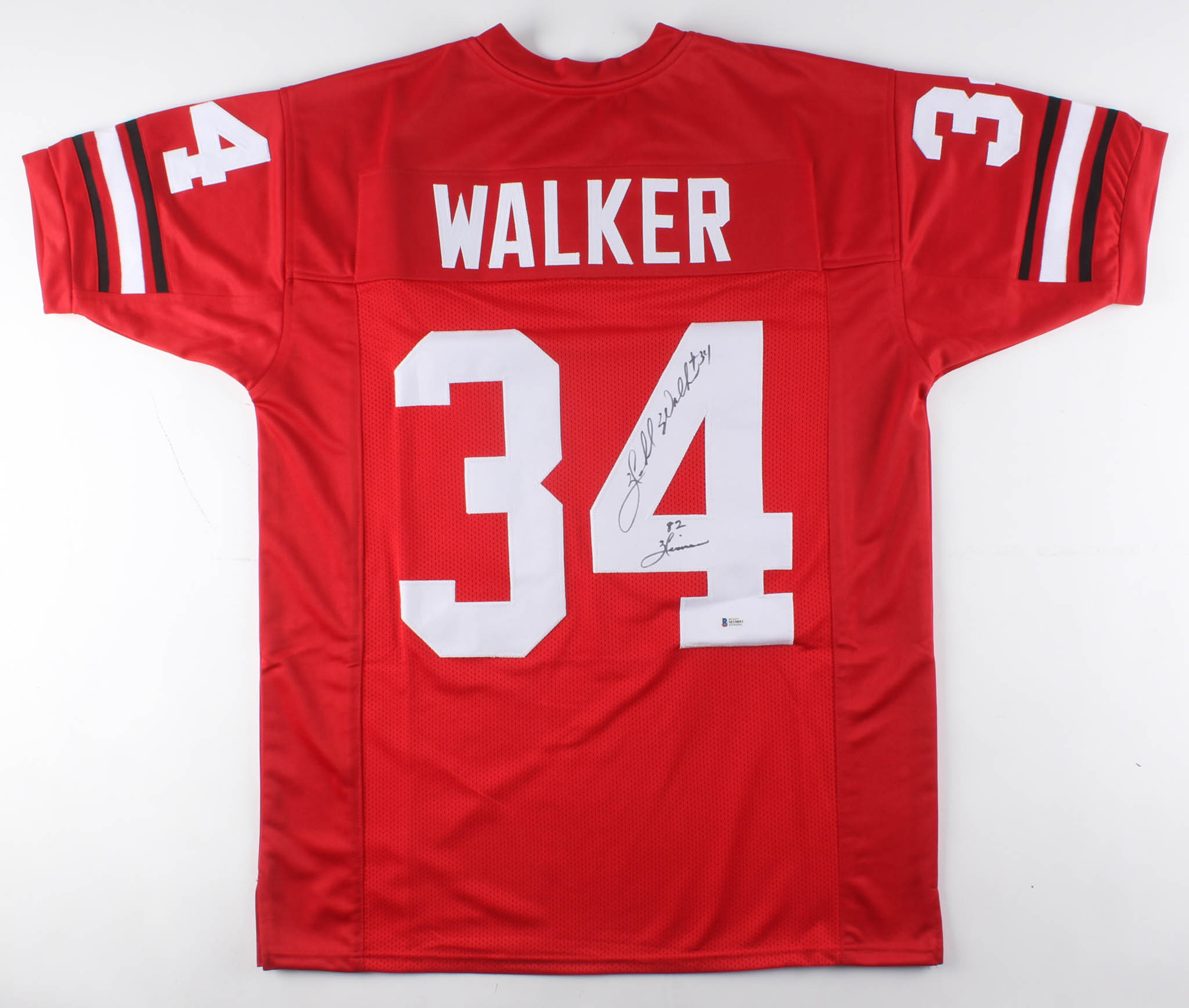 Herschel Walker Signed Jersey Inscribed "82 Heisman" (Beckett COA) at PristineAuction.com Herschel Walker Signed Jersey Inscribed "82 Heisman" (Beckett COA) at PristineAuction.com