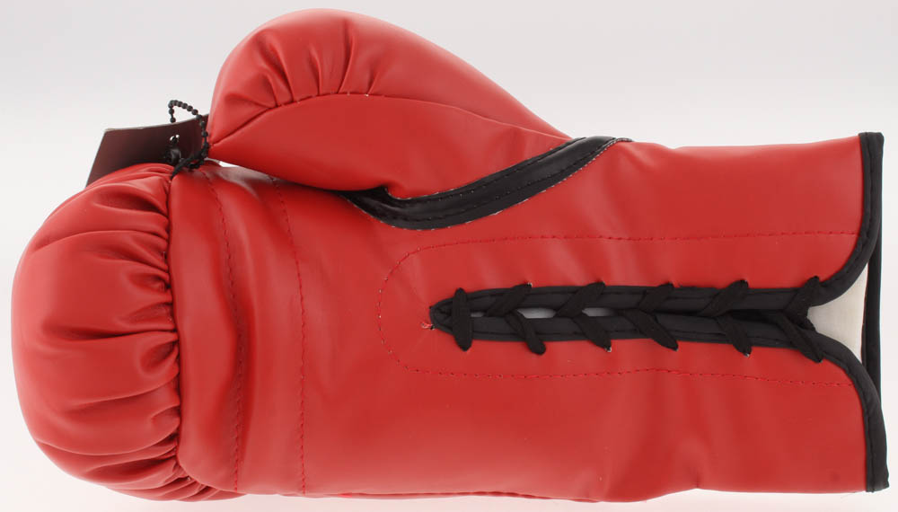James "Buster" Douglas Signed Everlast Boxing Glove Inscribed "Tyson KO" & "2/10/90" (JSA COA) at PristineAuction.com James "Buster" Douglas Signed Everlast Boxing Glove Inscribed "Tyson KO" & "2/10/90" (JSA COA) at PristineAuction.com