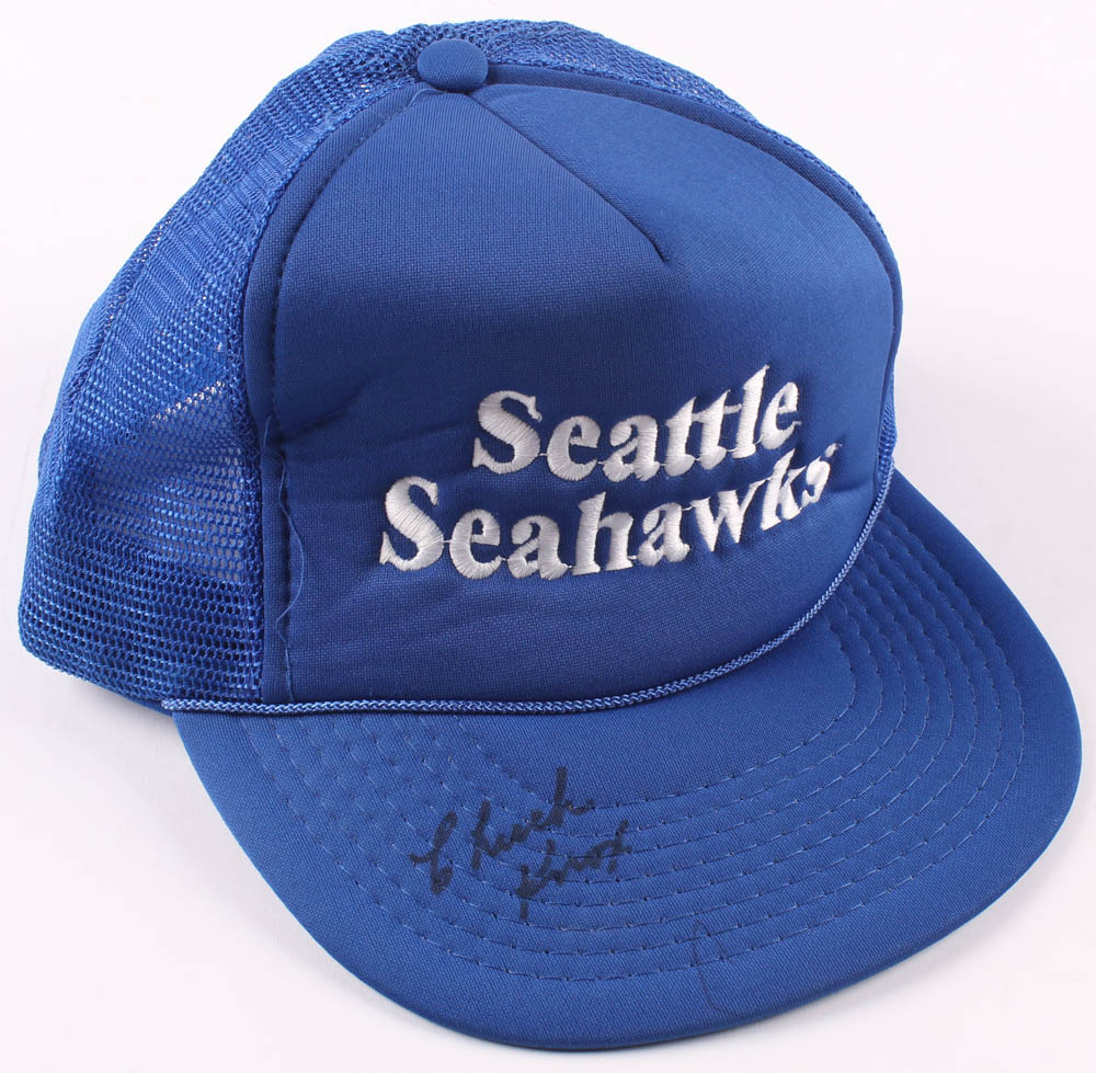 Chuck Knox Signed Seattle Seahawks Designer Pro Adjustable Football Hat (JSA COA) at PristineAuction.com Chuck Knox Signed Seattle Seahawks Designer Pro Adjustable Football Hat (JSA COA) at PristineAuction.com