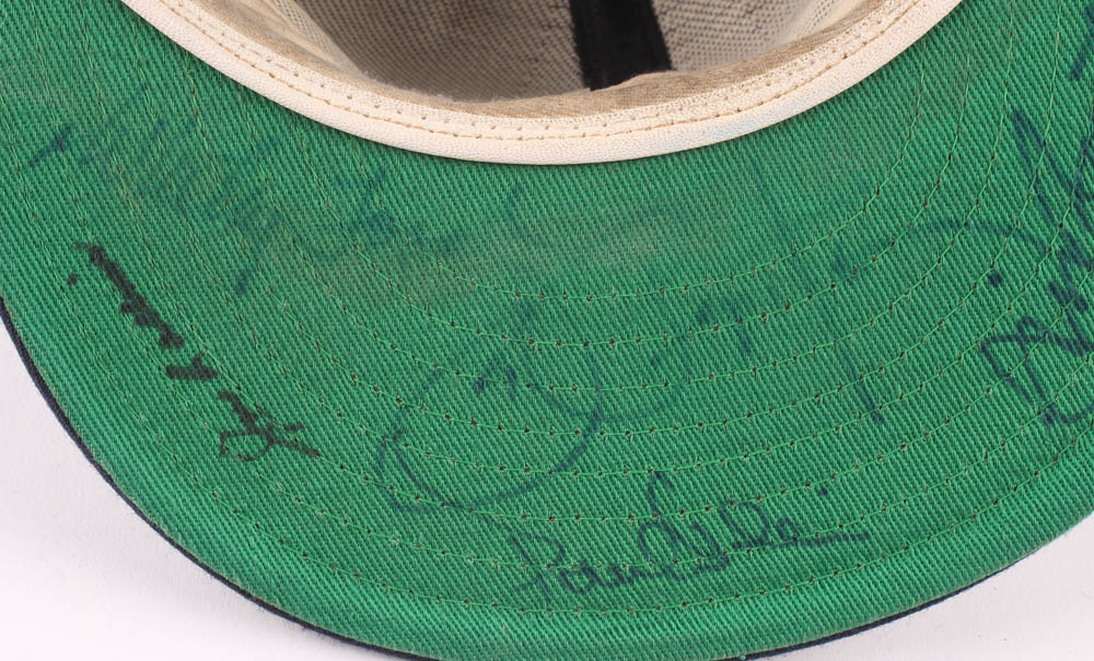 New York Yankees New Era Fitted Baseball Hat Signed by (5) With Whitey Ford, Joe Pepitone, Jim Bouton (JSA COA) at PristineAuction.com New York Yankees New Era Fitted Baseball Hat Signed by (5) With Whitey Ford, Joe Pepitone, Jim Bouton (JSA COA) at PristineAuction.com