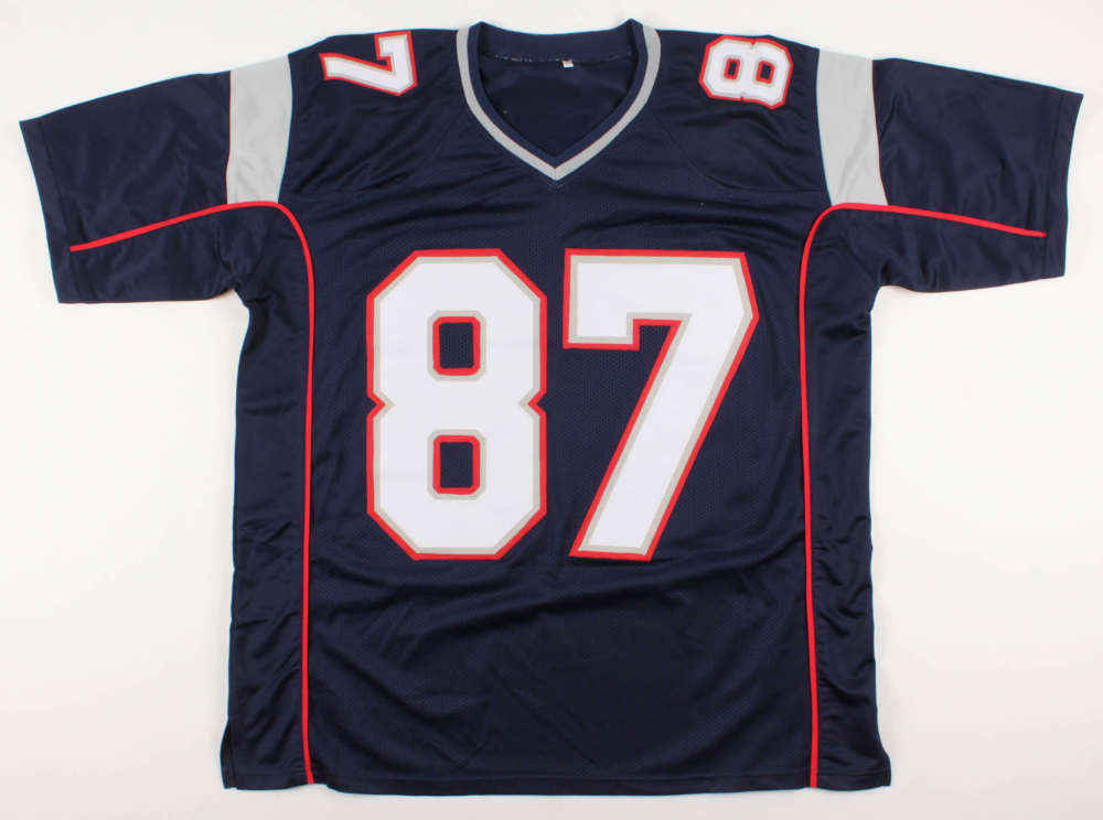 Rob Gronkowski Signed New England Patriots Jersey (Beckett ...