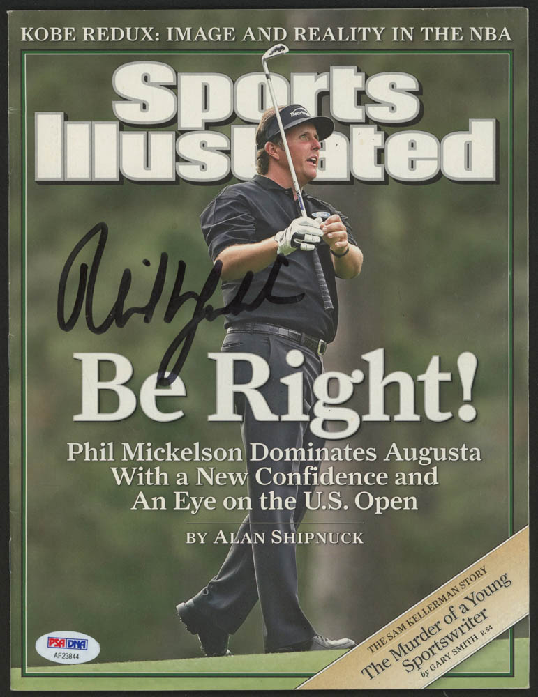 Phil Mickelson Signed 2006 Sports Illustrated Magazine (PSA Hologram) at PristineAuction.com Phil Mickelson Signed 2006 Sports Illustrated Magazine (PSA Hologram) at PristineAuction.com