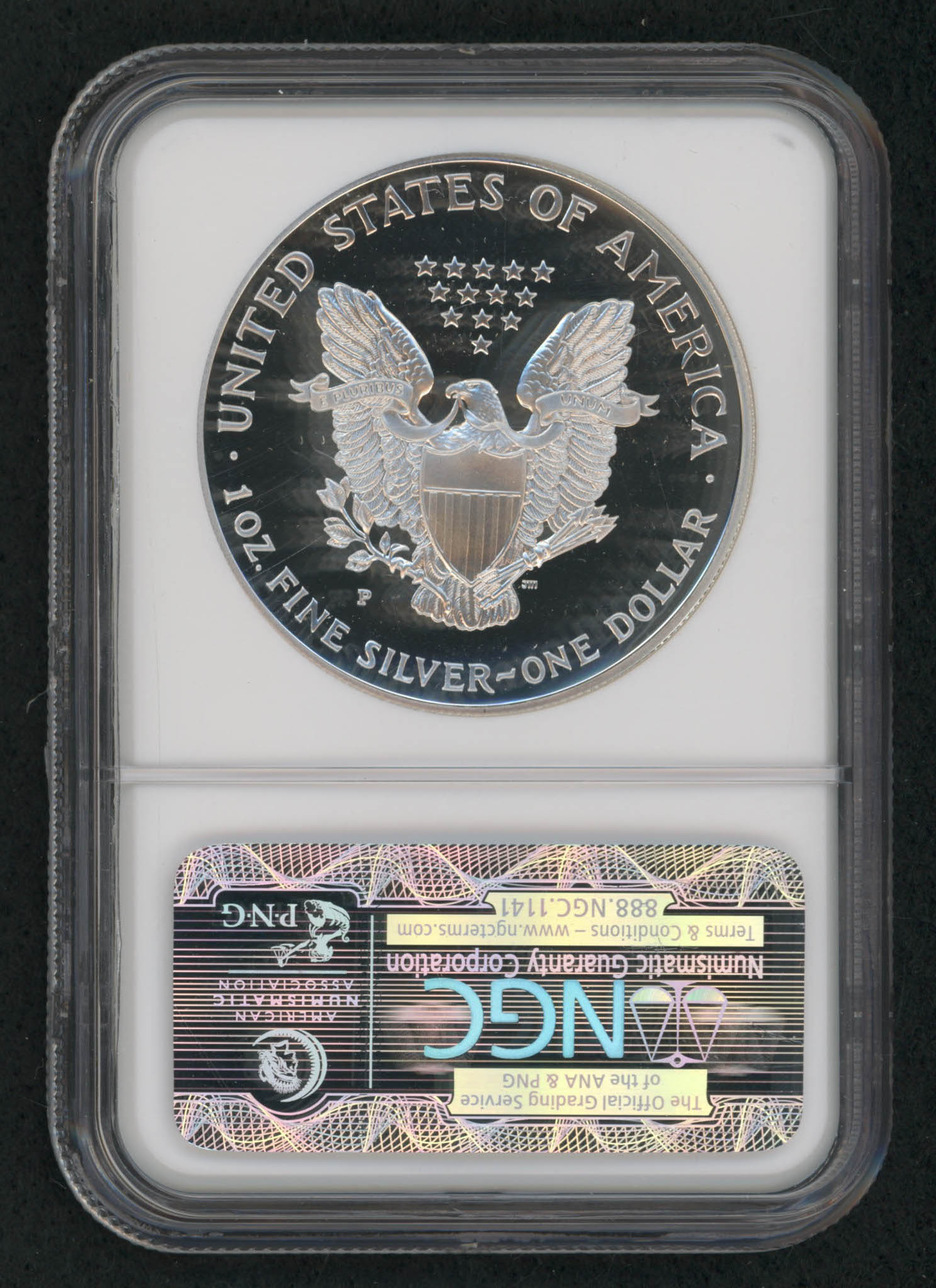 1997-P American Silver Eagle $1 One-Dollar Coin (NGC PF69 Ultra Cameo) at PristineAuction.com 1997-P American Silver Eagle $1 One-Dollar Coin (NGC PF69 Ultra Cameo) at PristineAuction.com