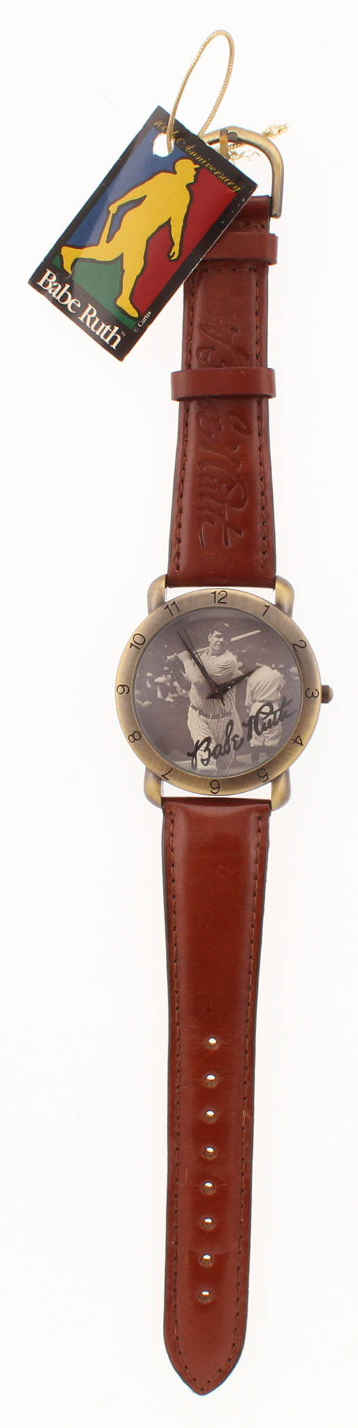 Babe Ruth Adjustable Watch with Original Wooden Baseball Bat Case at PristineAuction.com Babe Ruth Adjustable Watch with Original Wooden Baseball Bat Case at PristineAuction.com