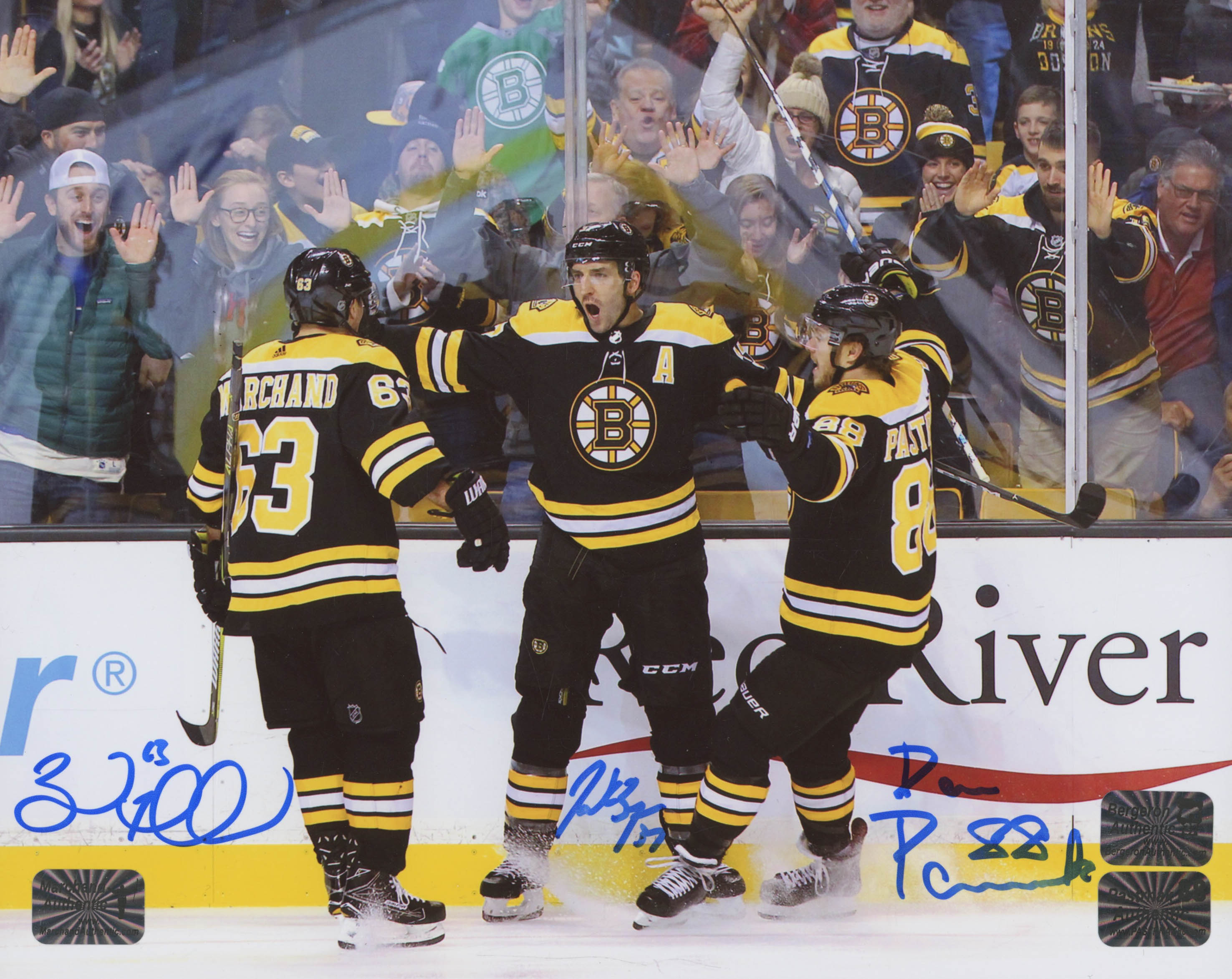Brad Marchand & David Pastrnak Signed Bruins 8x10 Photo  Marchand David Pastrnak Signed Bruins 8x10 Photo Marchand Pastrnak