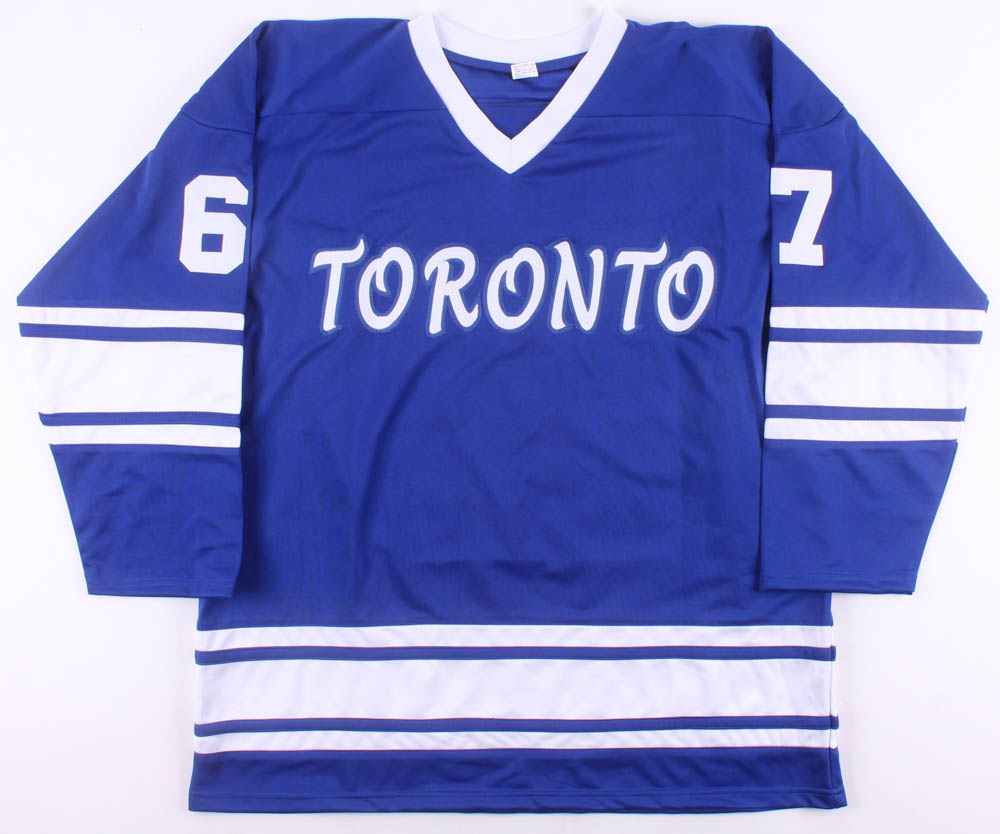 1967 Toronto Maple Leafs "Stanley Cup" Jersey Team-Signed by (4) With Red Kelly, Johnny Bower, Larry Hillman & Bobby Baun (Beckett LOA) at PristineAuction.com 1967 Toronto Maple Leafs "Stanley Cup" Jersey Team-Signed by (4) With Red Kelly, Johnny Bower, Larry Hillman & Bobby Baun (Beckett LOA) at PristineAuction.com