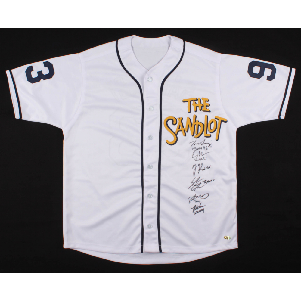 sandlot signed jersey