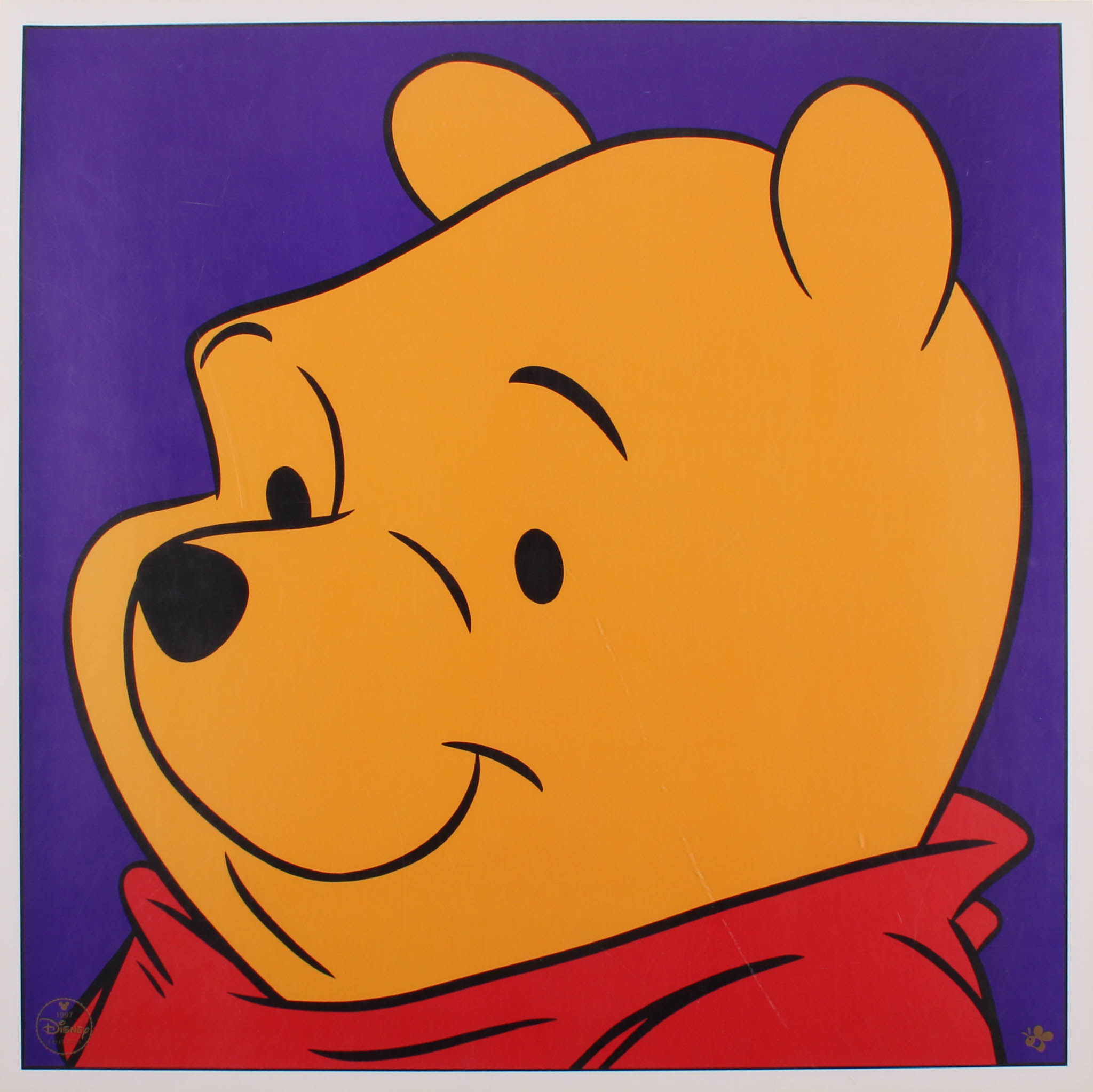 Lot of (2) "Winnie The Pooh" LE 1997 Walt Disney 23.5x23.5 Lithographs with Tigger & Pooh at PristineAuction.com Lot of (2) "Winnie The Pooh" LE 1997 Walt Disney 23.5x23.5 Lithographs with Tigger & Pooh at PristineAuction.com