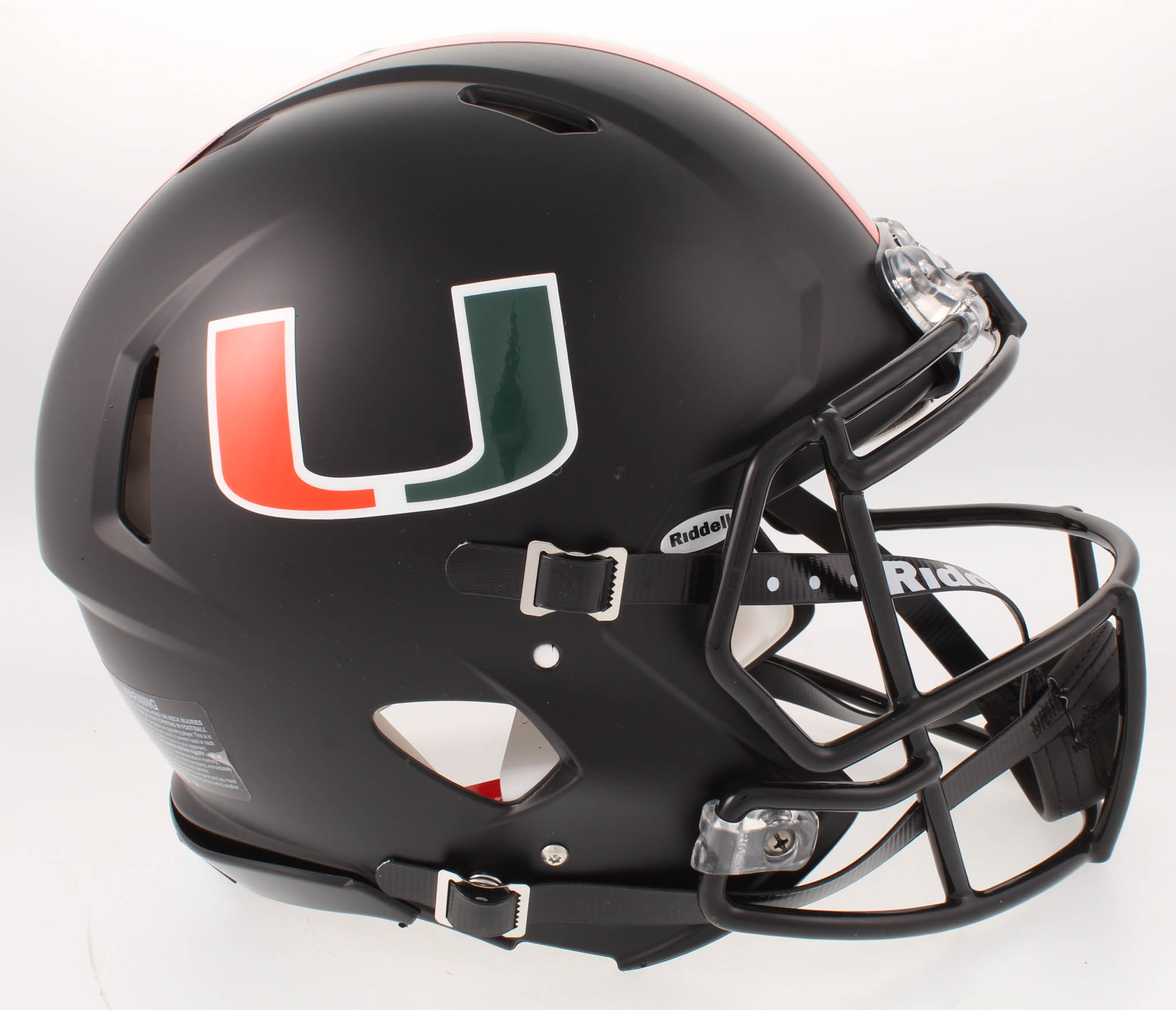 Ray Lewis Signed Miami Hurricanes Full-Size Custom Matte Black Authentic On-Field Speed Helmet (JSA COA) at PristineAuction.com Ray Lewis Signed Miami Hurricanes Full-Size Custom Matte Black Authentic On-Field Speed Helmet (JSA COA) at PristineAuction.com