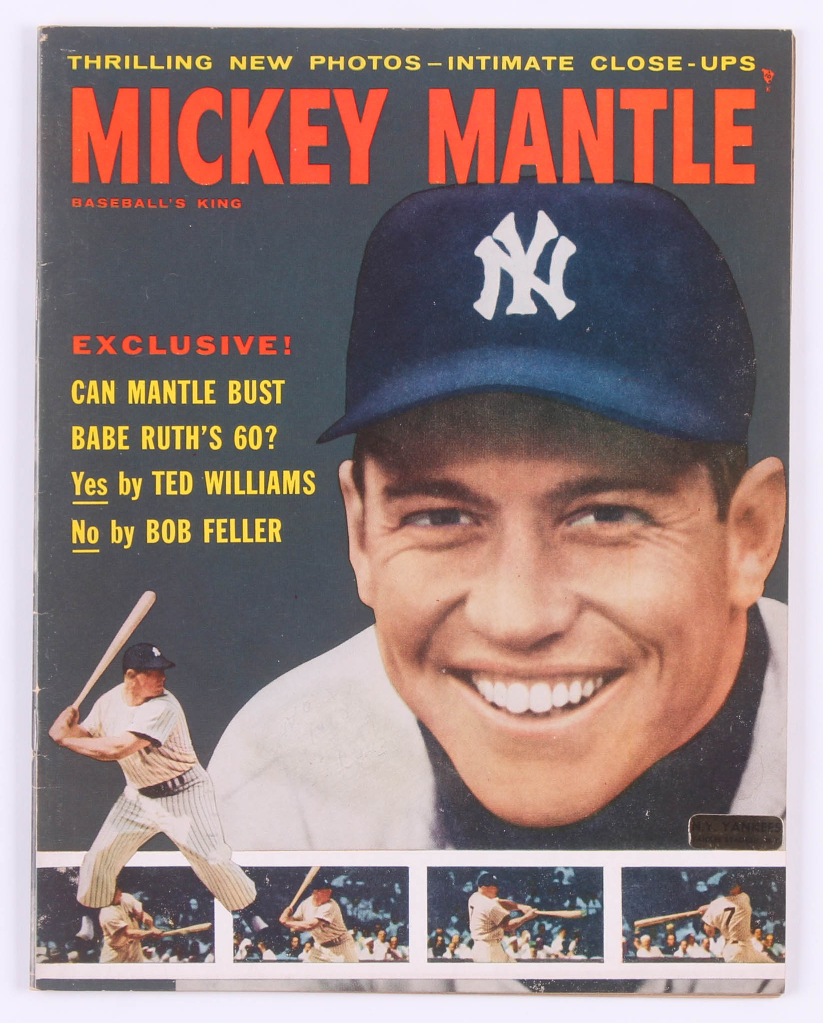 Vintage 1957 Mickey Mantle Magazine at PristineAuction.com Vintage 1957 Mickey Mantle Magazine at PristineAuction.com