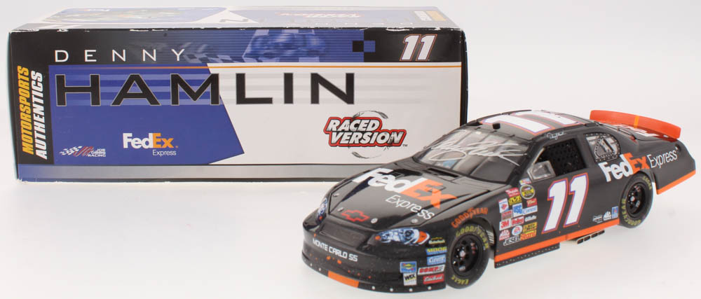 Denny Hamlin Signed LE #11 FedEx 2006 Monte Carlo 1:24 Die-Cast Car (Beckett COA) at PristineAuction.com Denny Hamlin Signed LE #11 FedEx 2006 Monte Carlo 1:24 Die-Cast Car (Beckett COA) at PristineAuction.com