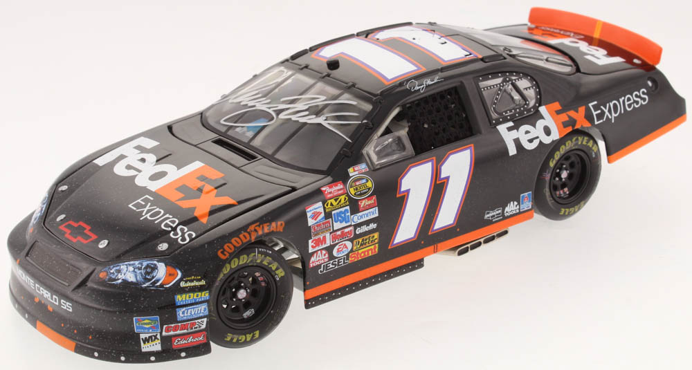 Denny Hamlin Signed LE #11 FedEx 2006 Monte Carlo 1:24 Die-Cast Car (Beckett COA) at PristineAuction.com Denny Hamlin Signed LE #11 FedEx 2006 Monte Carlo 1:24 Die-Cast Car (Beckett COA) at PristineAuction.com
