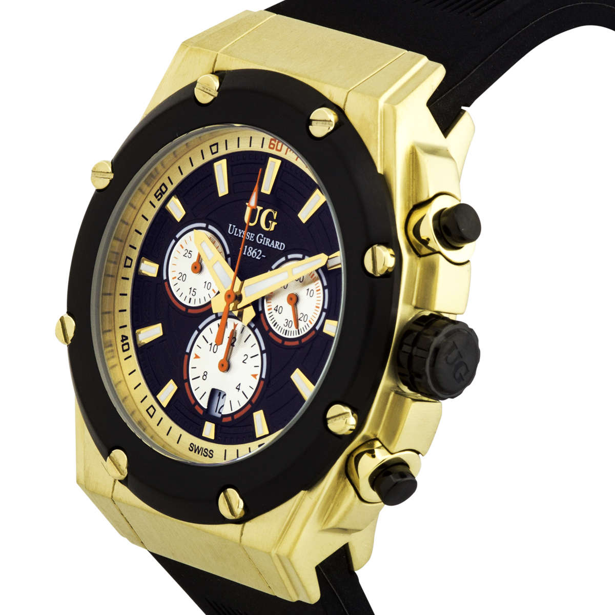 Ulysse Girard Arbour Men's Swiss Chronograph Watch at PristineAuction.com Ulysse Girard Arbour Men's Swiss Chronograph Watch at PristineAuction.com